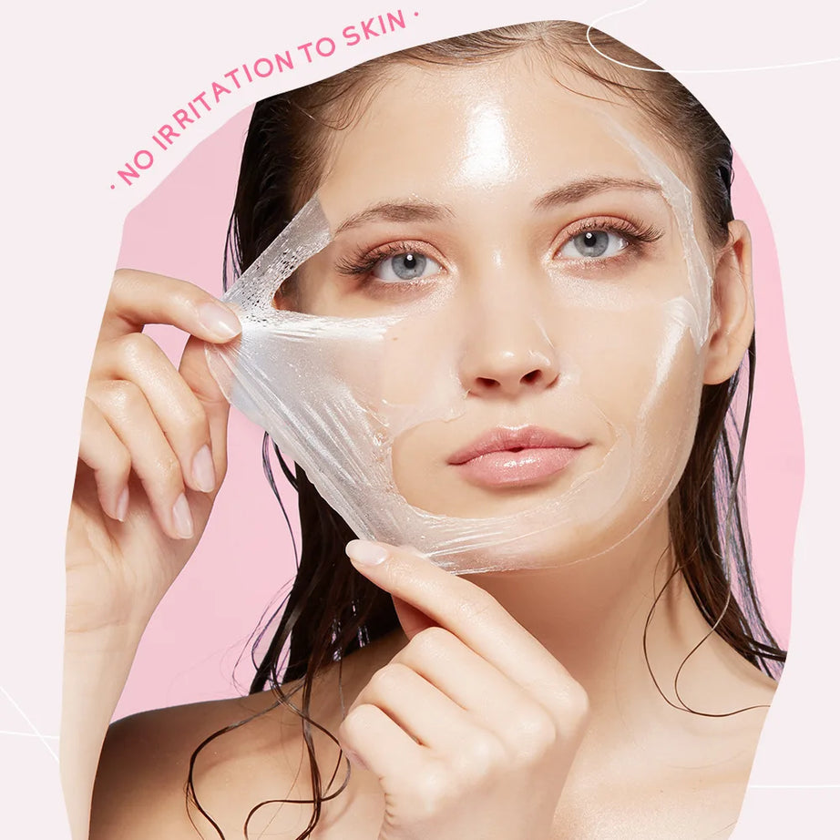 Masque visage exfoliant à l'or 24 carats LAIKOU Sakura : anti-rides, blanchissant, éliminateur de points noirs, masque à déchirer, produits de soin de la peau