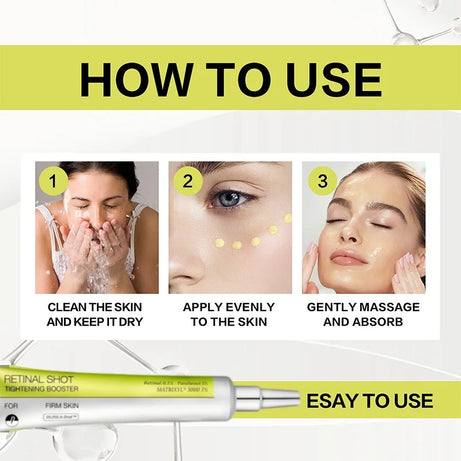 Crème contour des yeux hydratante et raffermissante au rétinol coréen, sérum liftant et raffermissant à la vitamine A pour le visage, atténue les ridules
