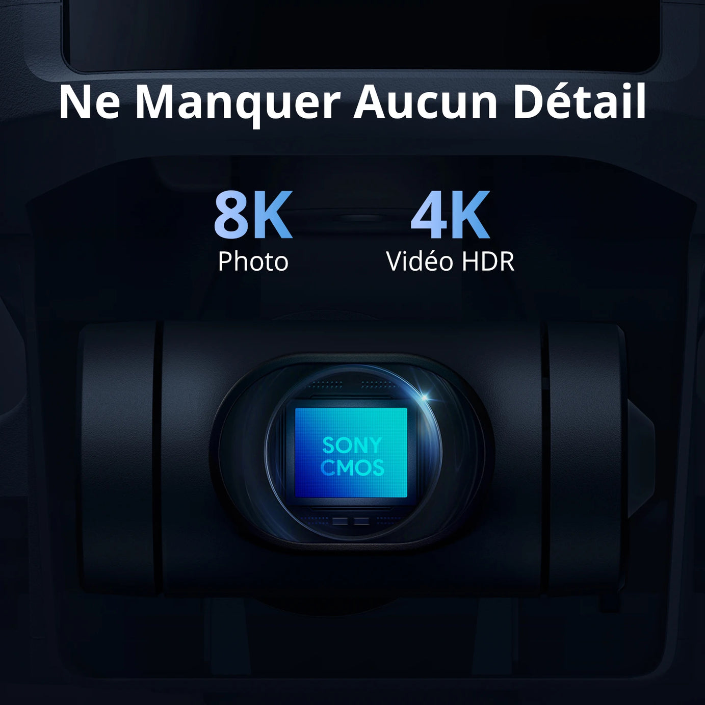 Drone Potensic ATOM 2 avec caméra, vidéo 4K HDR, photo 8K, nacelle 3 axes, moins de 249 g, prise de vue verticale, portée de 10 km, mode nuit IA, suivi IA