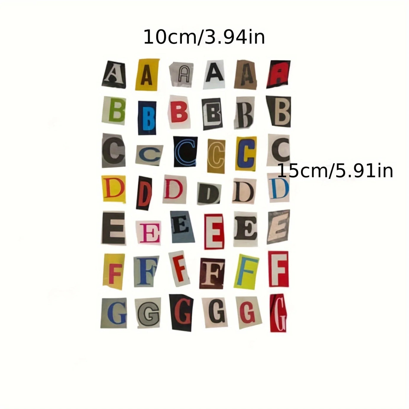 181pcs/4-Sheet English Alphabet Number Symbol Sticker Pack, Vintage Scrapbook Aesthetic Journaling Supplies Kit, Letter Stickers