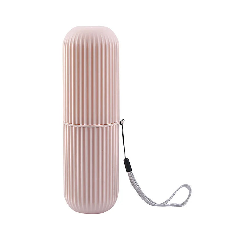 Étui de rangement portable pour brosse à dents et dentifrice, idéal pour les voyages et le camping. Protège votre brosse à dents et votre dentifrice de la saleté et des dommages.