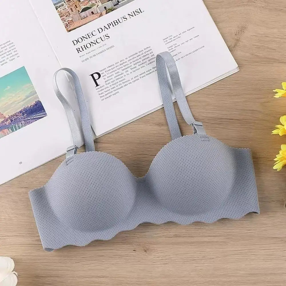 Sexy Comfort One-piece Underwear Adjustable Candy Color Pushup Bra Anti-sagging Lifting Push Up Bras Women