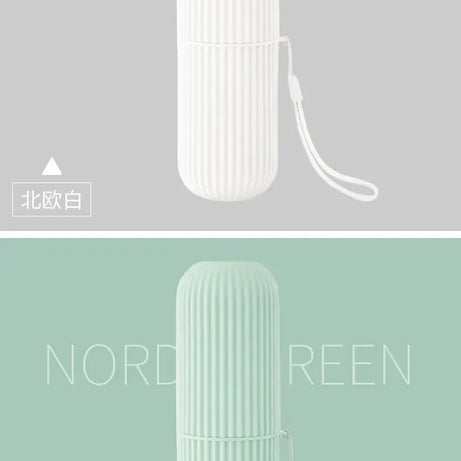 Étui de rangement portable pour brosse à dents et dentifrice, idéal pour les voyages et le camping. Protège votre brosse à dents et votre dentifrice de la saleté et des dommages.