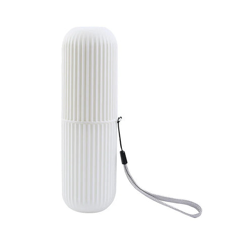 Étui de rangement portable pour brosse à dents et dentifrice, idéal pour les voyages et le camping. Protège votre brosse à dents et votre dentifrice de la saleté et des dommages.