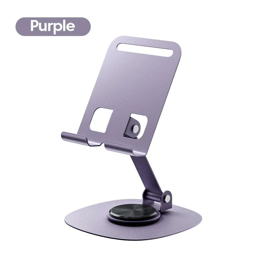 Support de téléphone portable rotatif Olaf pour table, compatible iPad, Samsung et iPhone 15, 14 et 13 pouces.