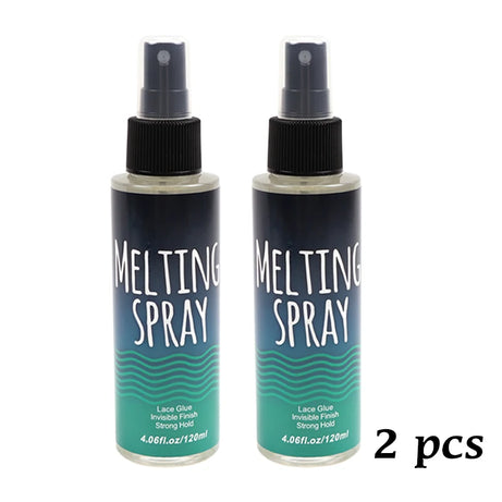 Spray de fusion de dentelle 120 ml, colle en spray pour perruques en dentelle, finition invisible et résistante.
