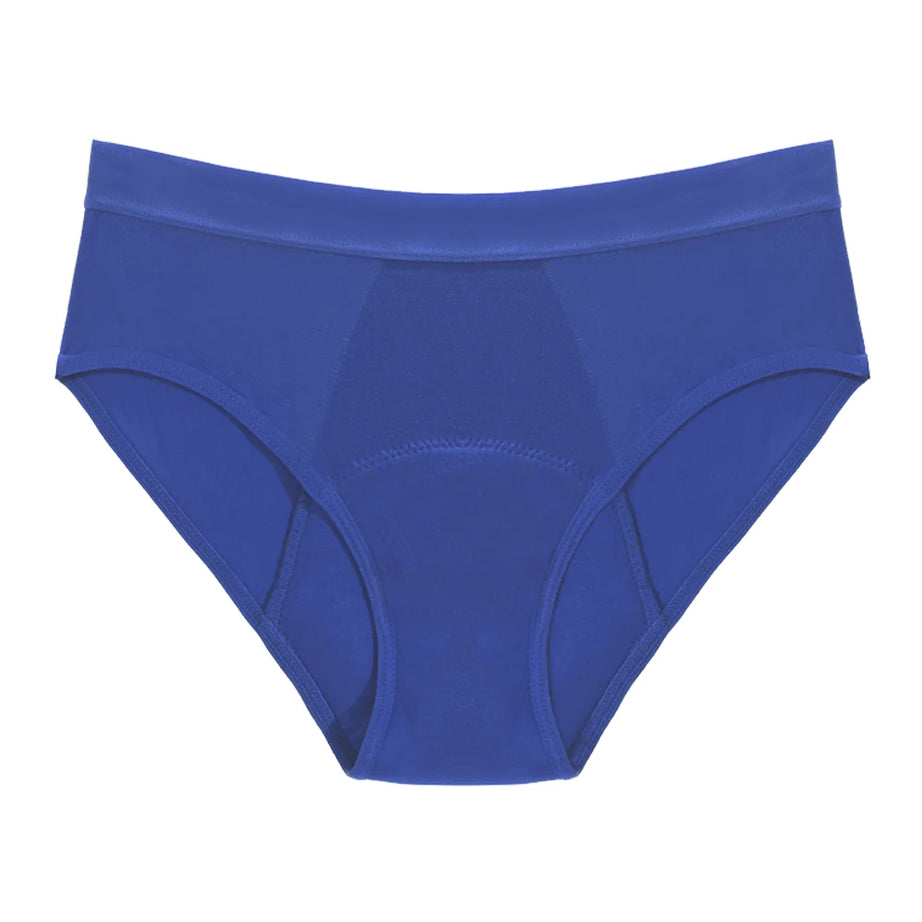 Culottes menstruelles respirantes, 4 couches, anti-fuites, en fibre de bambou, pour flux abondant, absorption rapide.