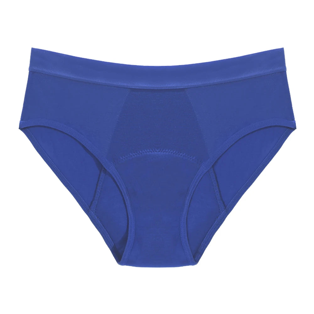 Culottes menstruelles respirantes, 4 couches, anti-fuites, en fibre de bambou, pour flux abondant, absorption rapide.
