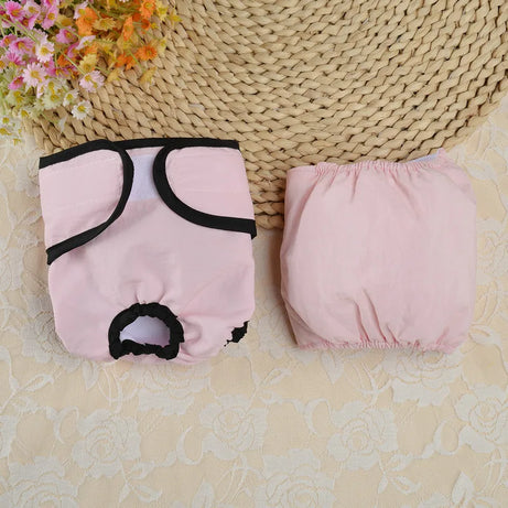 Culottes hygiéniques réutilisables et lavables pour petits chiens, couches pour chiens femelles, culottes physiologiques pour chats mâles, menstruation des animaux de compagnie