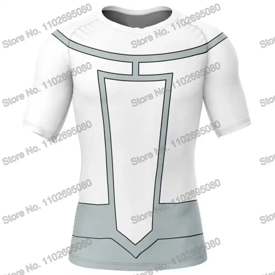Vêtements de surf Invincible 4 BJJ MMA Rash Guard Homme Manches Courtes T-shirt de plongée Maillot de bain moulant Combinaison de plage d'été Femme GYM