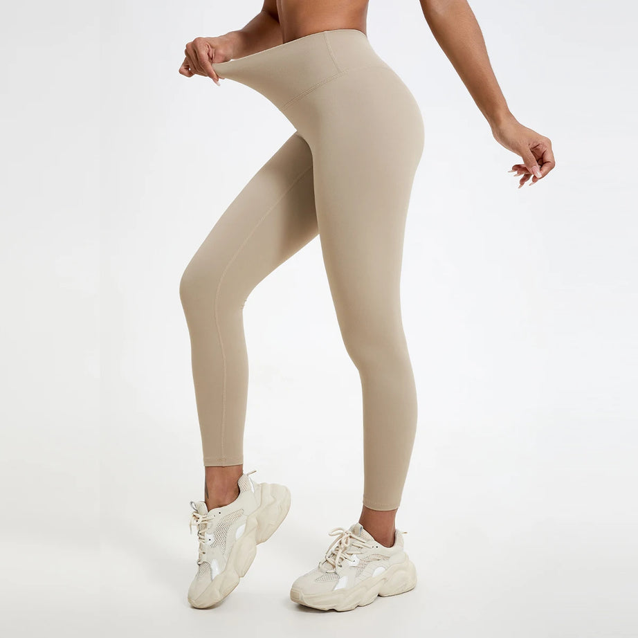 Leggings taille haute Hearuisavy en tissu ultra doux, séchage rapide, parfaits pour la gym, le yoga et la course à pied. Effet push-up.