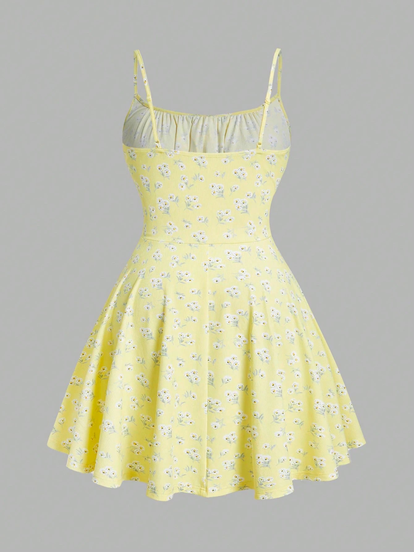 Robe camisole élégante sans manches à fines bretelles et imprimé floral, nouvelle tendance