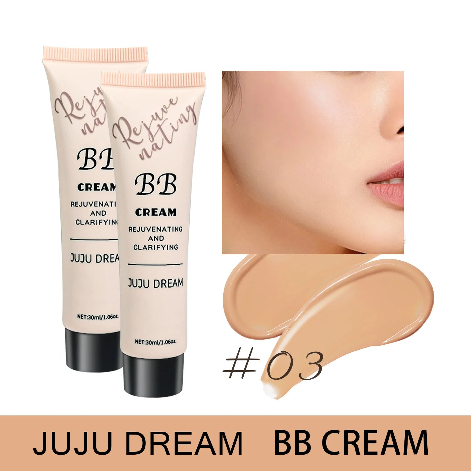Crème BB, crème isolante, fond de teint liquide, hydratant, régulateur de sébum, maquillage longue tenue, lait, peau sèche, sans poudre