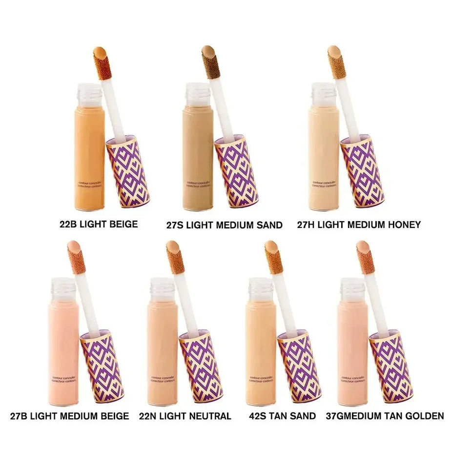 Fond de teint liquide correcteur crème de base waterproof matifiant camoufle cernes, imperfections, marques d'acné et taches.