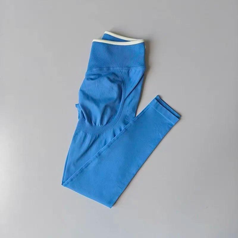 Pantalon de yoga effet fessier galbé, pantalon de fitness taille haute pour femme, legging moulant ultra-élastique à séchage rapide pour l'entraînement