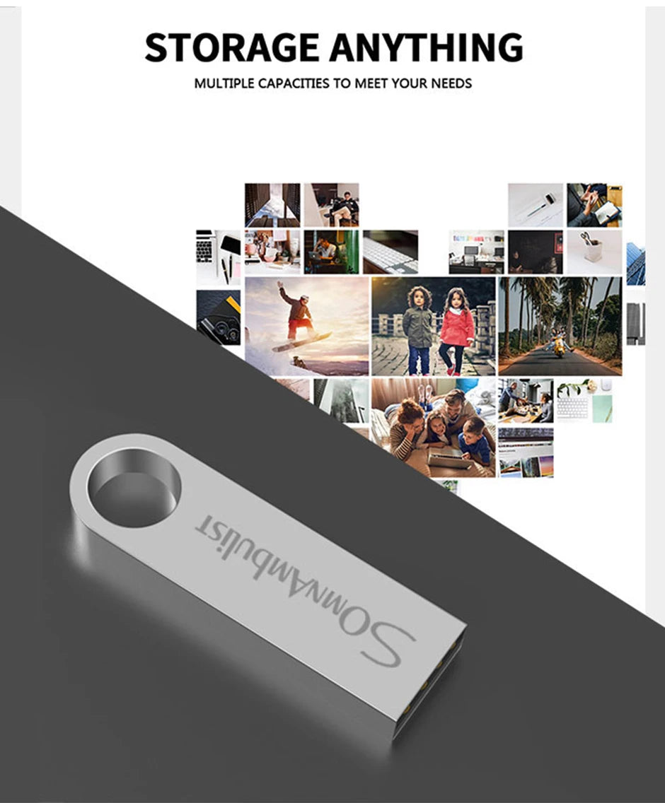 Clé USB SomnAmbulist 32 Go, 64 Go, 128 Go, USB 2.0 haute vitesse pour PC et appareils mobiles ; mini-clé USB 16 Go, 32 Go, 64 Go, 8 Go, 4 Go