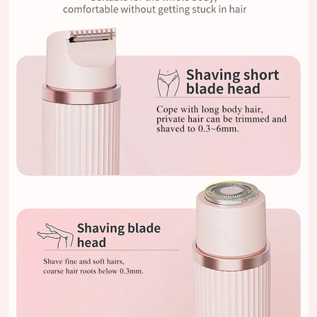 Rasoir électrique pour femme, tondeuse bikini, épilateur corporel, rasoir électrique pour l'épilation du maillot, des aisselles, des jambes et du visage