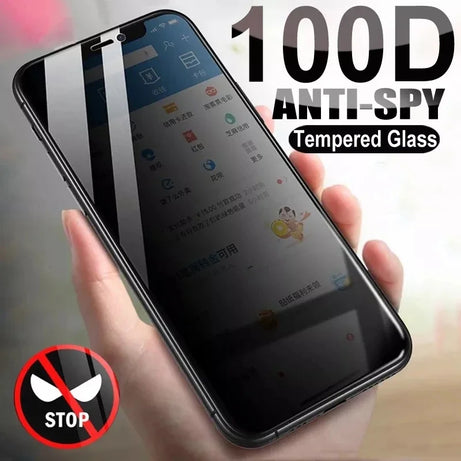 Protection d'écran en verre trempé (1 à 3 pièces) pour Vivo Y01, Y21, Y33, Y55, Y70, Y11S, Y20S, Y21S, X21S, Y93S, Y21G, Z5, Y20A et Y21A (anti-espionnage)