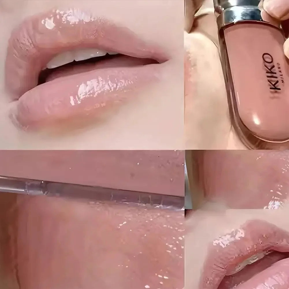 Kiko 3D Hydra LipGloss Blush waterproof longue tenue Maquillage scintillant Gloss à lèvres Brun Rose Mauve nacré
