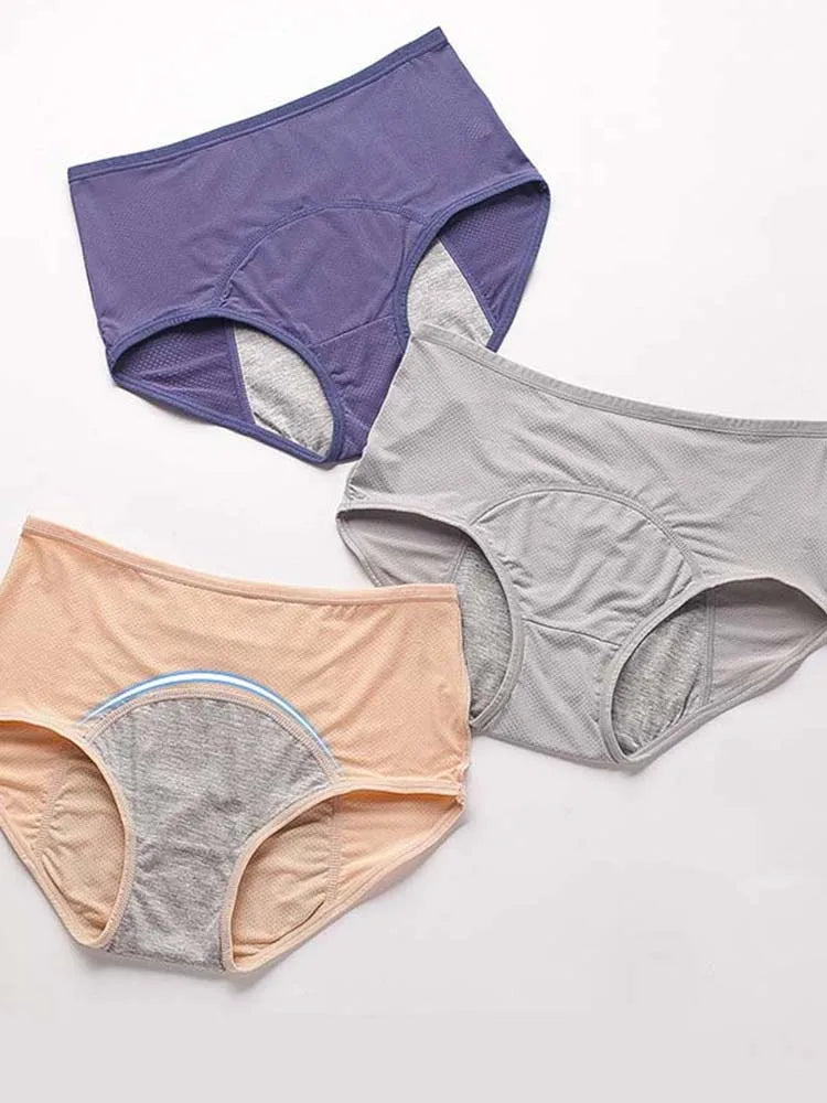 Culottes menstruelles anti-fuites, culottes physiologiques, sous-vêtements féminins, confortables et imperméables pour les règles