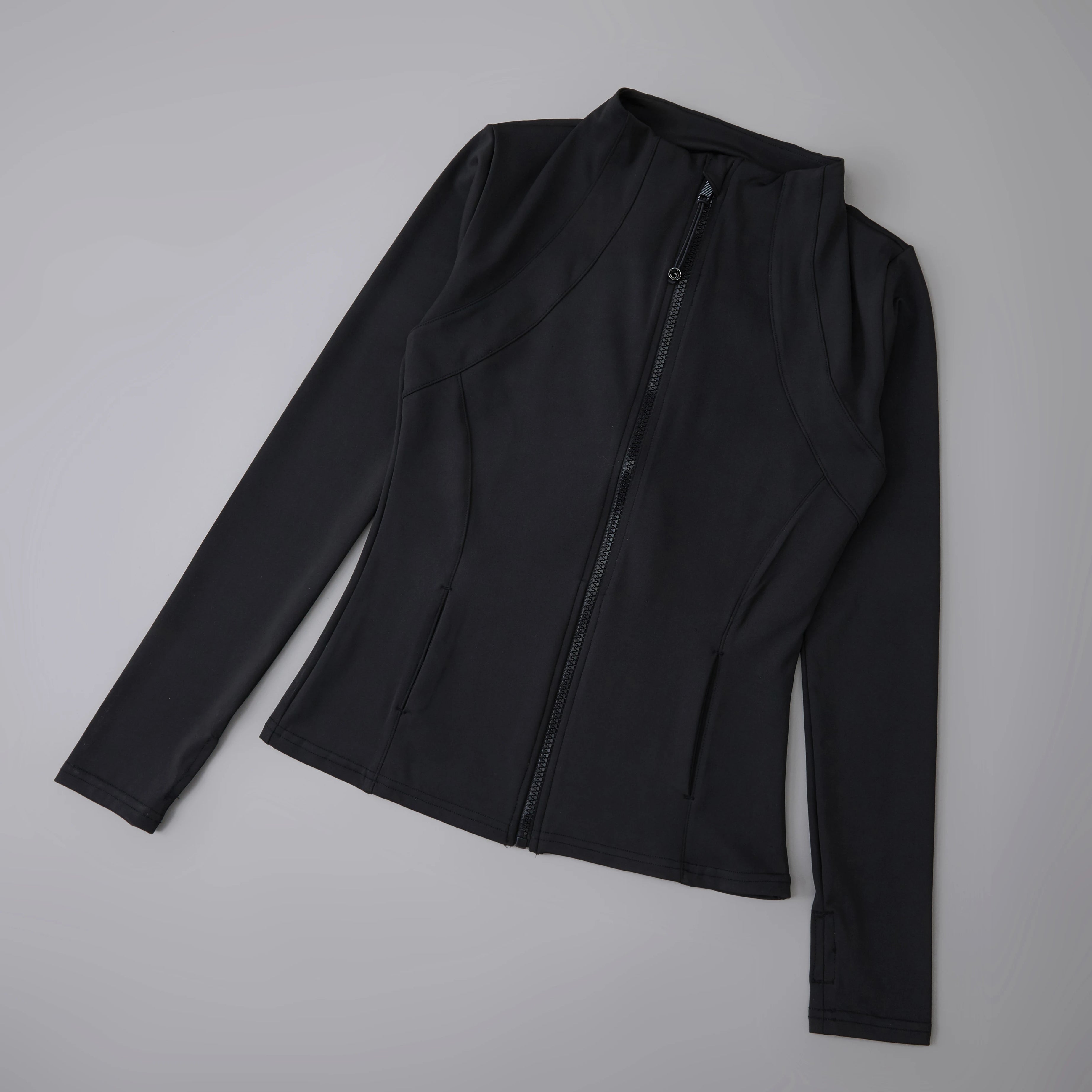 Vêtements de yoga coupe-vent, vêtements de sport pour femme, sweat-shirt à manches longues, veste de sport, haut d'entraînement pour femme, vêtements de sport