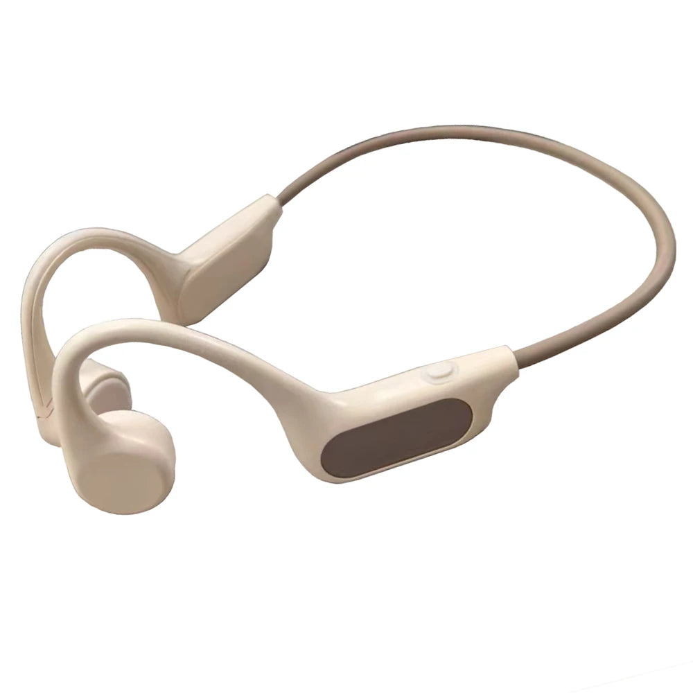 Écouteurs à conduction osseuse LonMao B33, Bluetooth 5.4, sans fil, micro HD clair pour le sport, la course à pied et la conduite.