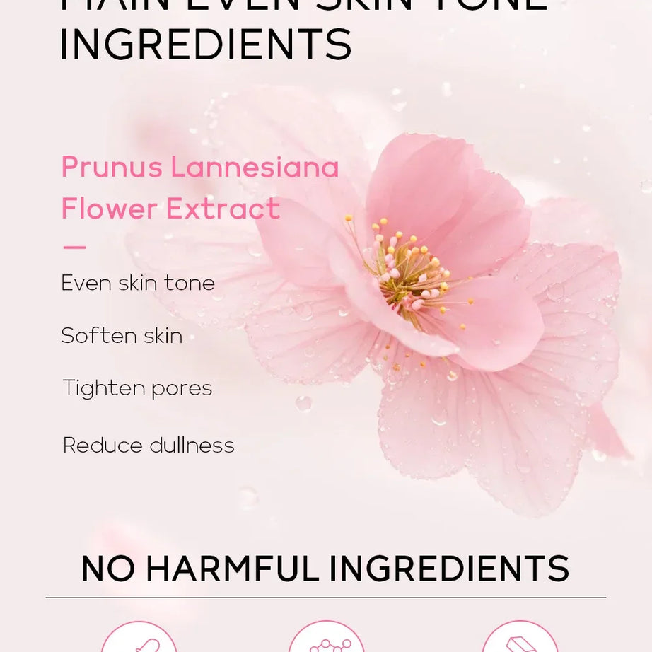 Gel exfoliant Sakura pour le visage, gommage hydratant et nourrissant réparateur, soin beauté 30 g/50 g