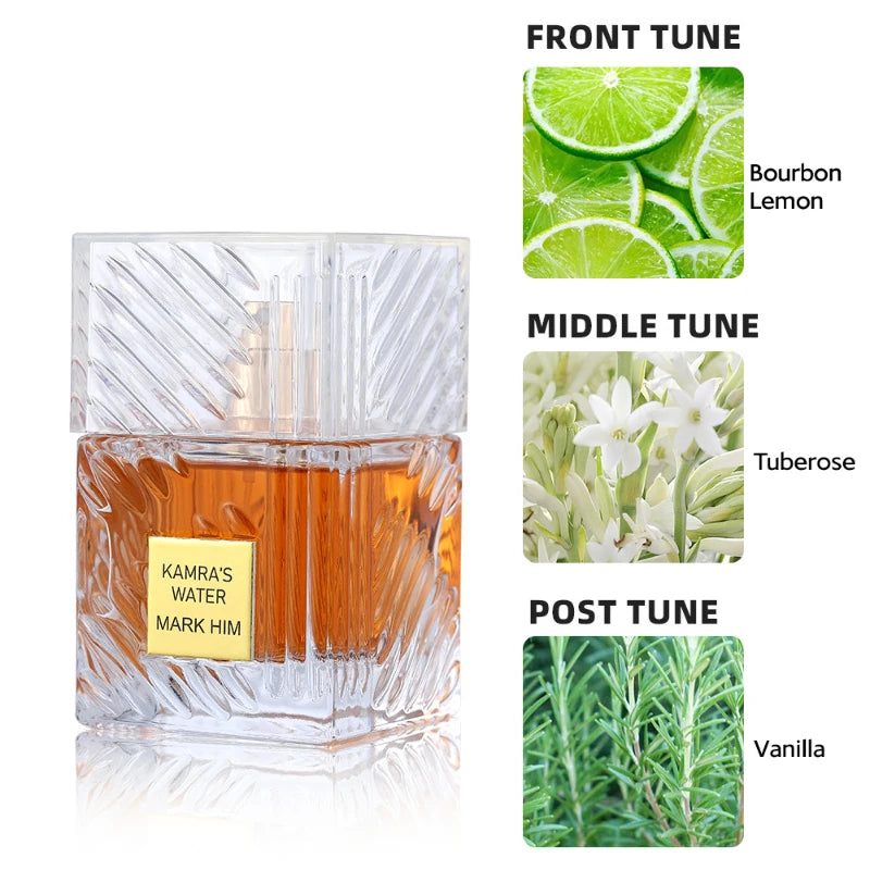 Parfum pour homme de marque premium Arabian Charm, parfum aux phéromones en spray, parfum unisexe longue tenue, fougère boisé romantique
