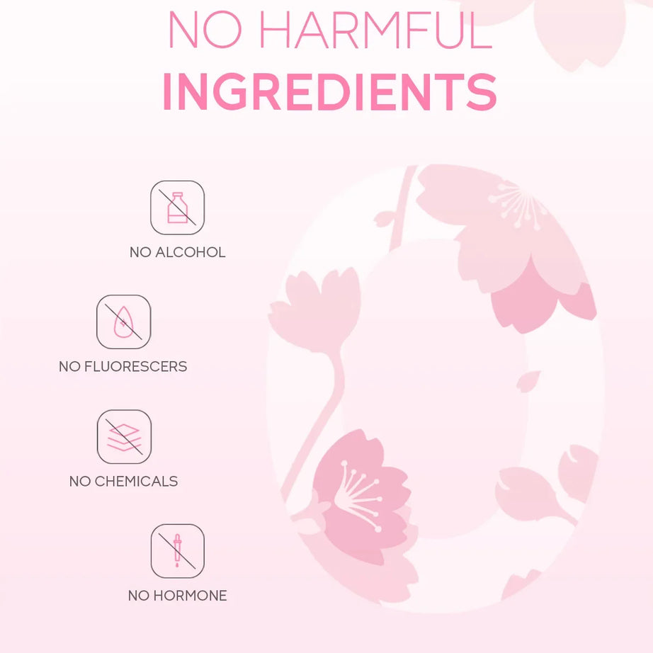 Gel exfoliant nettoyant en profondeur Sakura pour le visage, soin éclaircissant et hydratant, gommage réparateur, 60 g