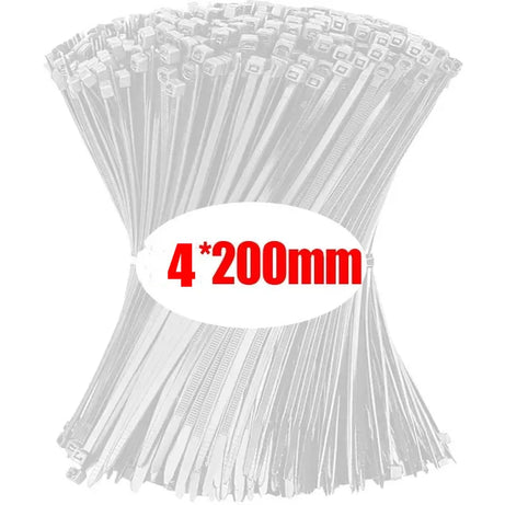 Nylon Cable Ties Self-Locking Zip Ties 100-1000pcs