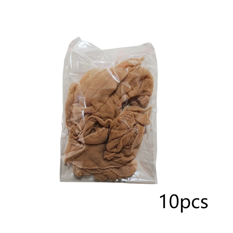 Bonnets de perruque HD en gros, transparents et de haute qualité, en nylon extensible avec dentelle frontale, pour femmes et hommes, châtain clair.