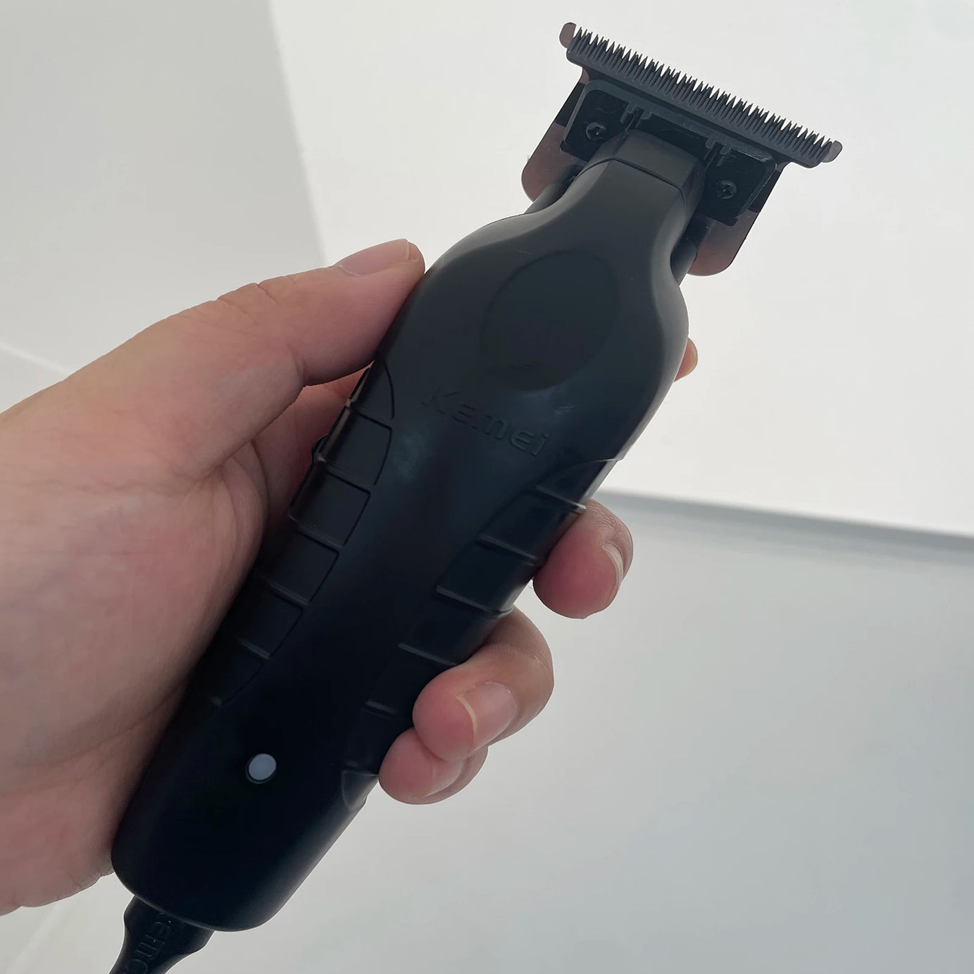 Tondeuse à cheveux sans fil Kemei 2299 Barber, tondeuse de précision à écartement zéro (0 mm), machine de coupe électrique professionnelle.