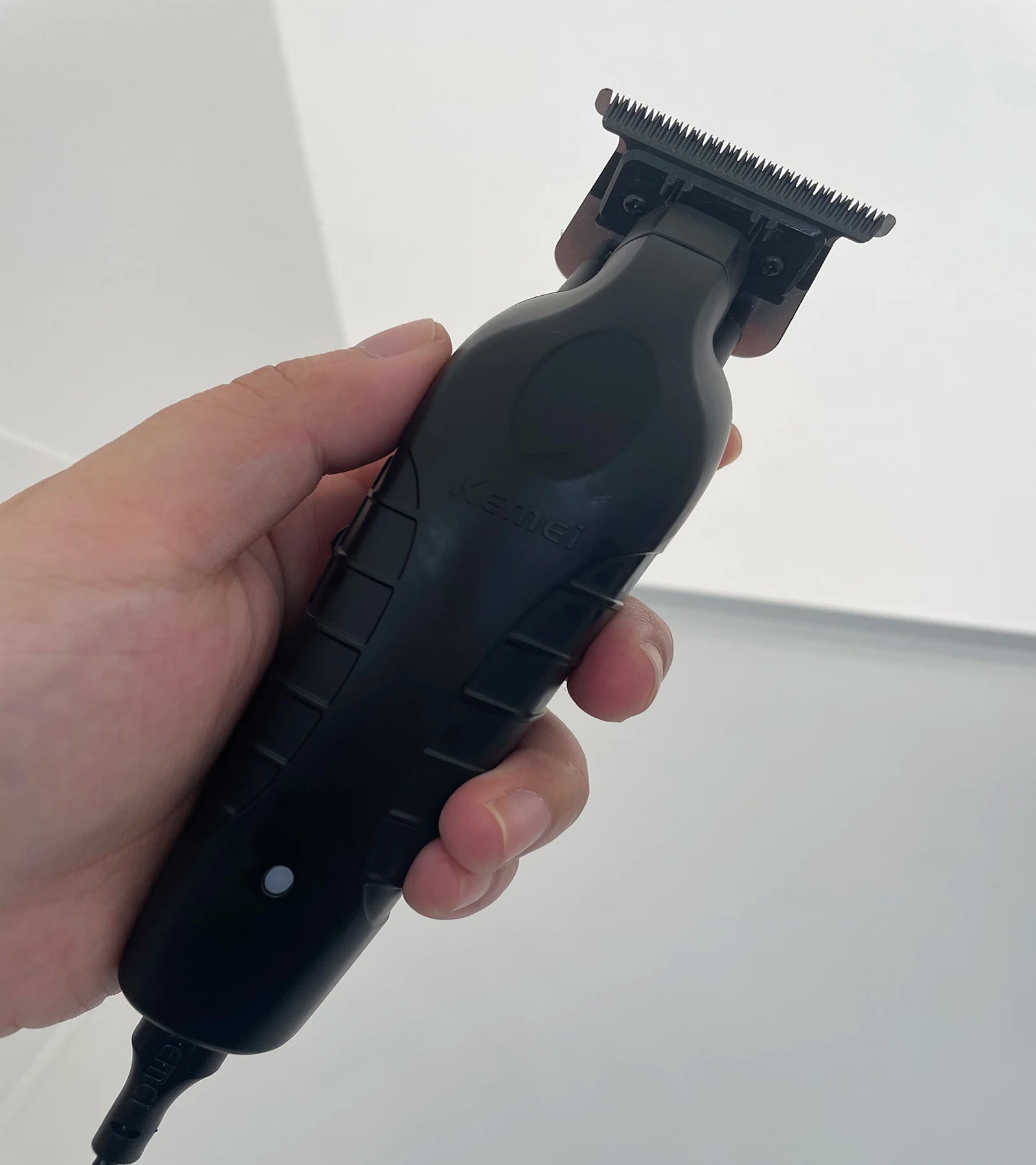 Tondeuse à cheveux sans fil Kemei 2299 Barber, tondeuse de précision à écartement zéro (0 mm), machine de coupe électrique professionnelle.
