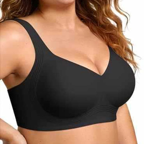 Soutien-gorge push-up sans armatures, sous-vêtements confortables et sans coutures pour femme, doux, respirant et hypoallergénique, sans armatures, idéal au quotidien.