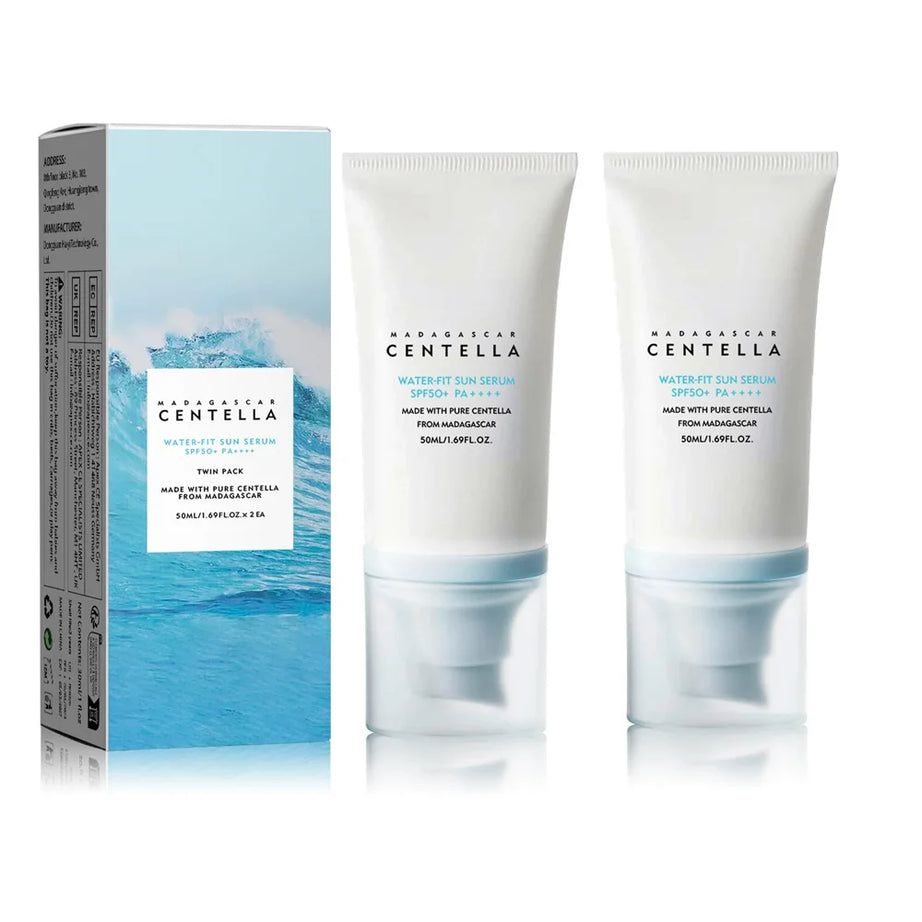 Crème solaire visage originale 50+ à la centella, protectrice UV, éclaircissante et hydratante, soin du corps coréen