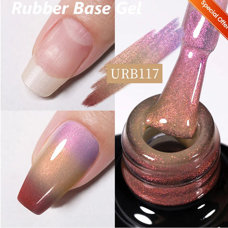 Vernis gel semi-permanent UR SUGAR 15 ml, couleur blanc laiteux translucide, effet gelée, UV, semi-permanent, pour nail art, à dissoudre. Dernière tendance.