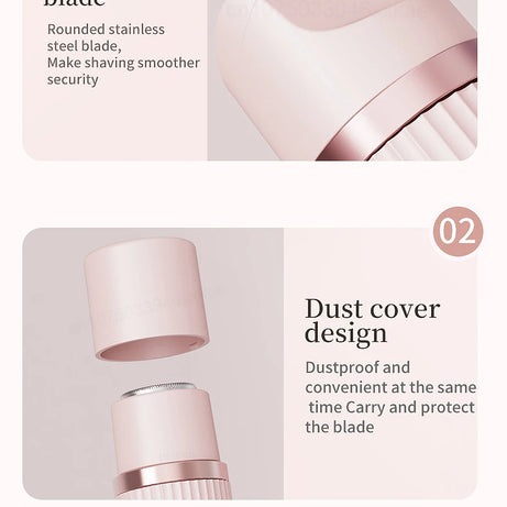 Rasoir électrique pour femme, tondeuse bikini, épilateur corporel, rasoir électrique pour l'épilation du maillot, des aisselles, des jambes et du visage