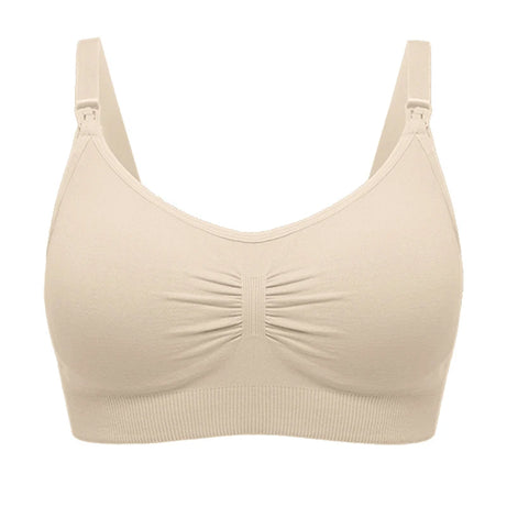 Soutien-gorge d'allaitement grande taille de haute qualité, respirant, sans coutures, push-up, idéal pour les femmes allaitantes.