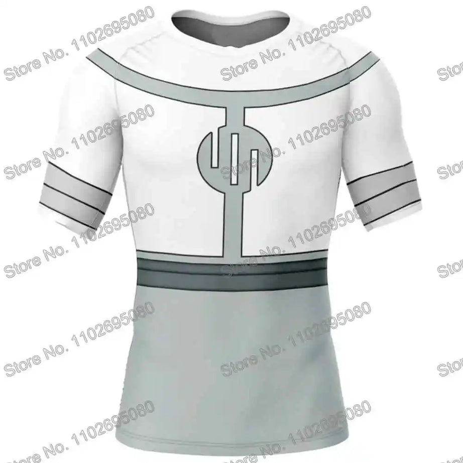 Vêtements de surf Invincible 4 BJJ MMA Rash Guard Homme Manches Courtes T-shirt de plongée Maillot de bain moulant Combinaison de plage d'été Femme GYM