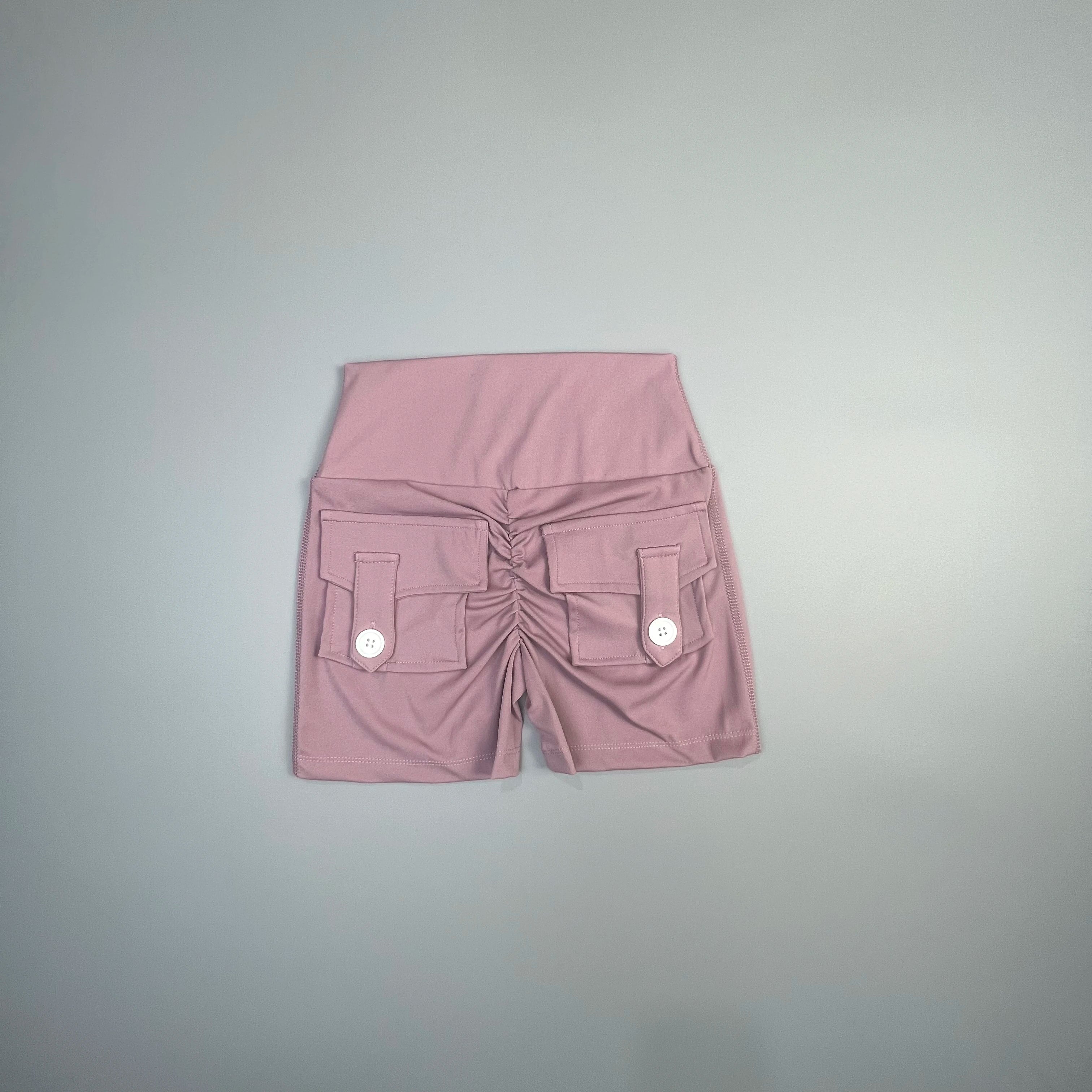 Short de fitness Peach Butt pour femme, pantalon cargo trois-quarts à séchage rapide avec poche, legging de yoga gainant pour l'été