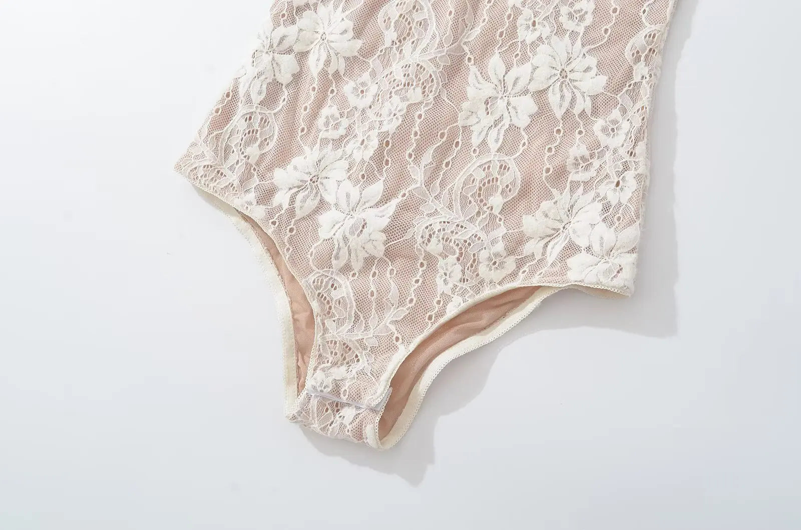 Body sexy transparente de encaje con forro, sin espalda, con tirantes finos, mono corto ajustado para mujer, monos ajustados, enterizos.