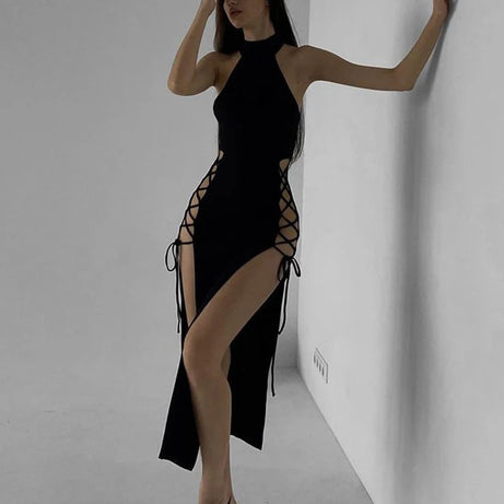 Robe courte verte élégante à manches longues pour femme, style streetwear, collection automne 2024