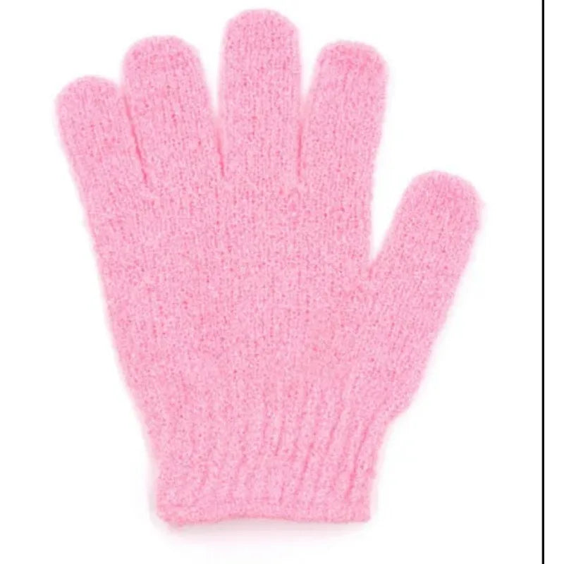 Lot de 2 gants exfoliants pour le bain, avec éponge de massage résistante pour le corps, pour laver et hydrater la peau.