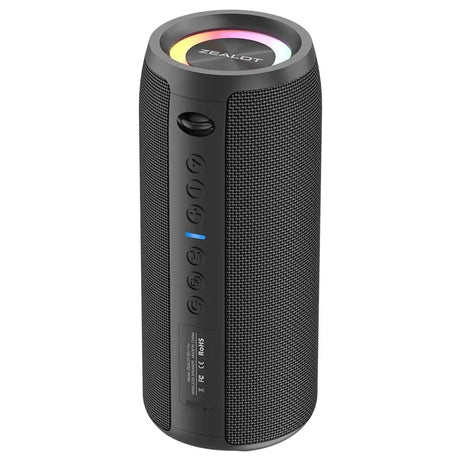 Enceinte Bluetooth haute puissance ZEALOT-S51PRO 40 W, basses stéréo 3D, portable et étanche IPX5, compatible TWS.
