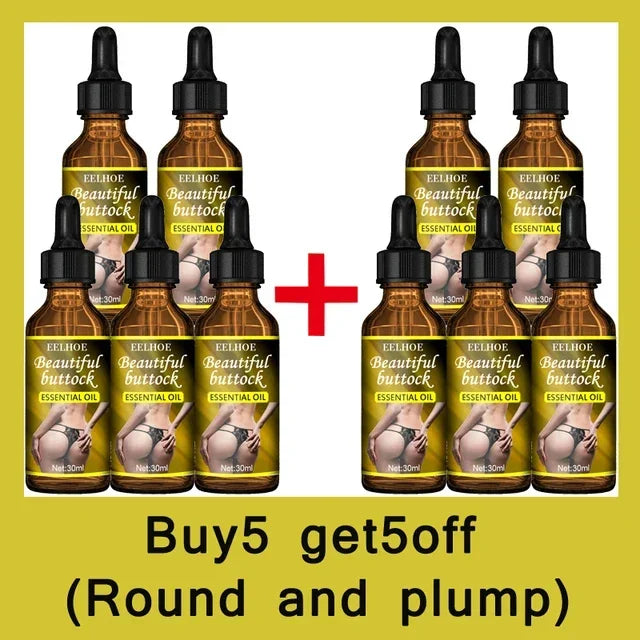 Huile essentielle pour augmenter le volume des fesses, rehausser les fesses, raffermir les hanches, repulper les seins, soins du corps sexy