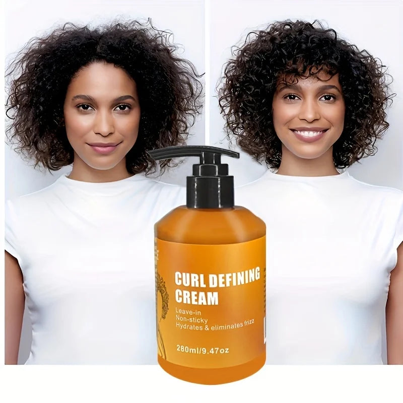 Crème définissante de boucles GZE à l'huile d'argan pour cheveux ondulés et bouclés. Soin hydratant et revitalisant en profondeur pour des cheveux brillants et souples.