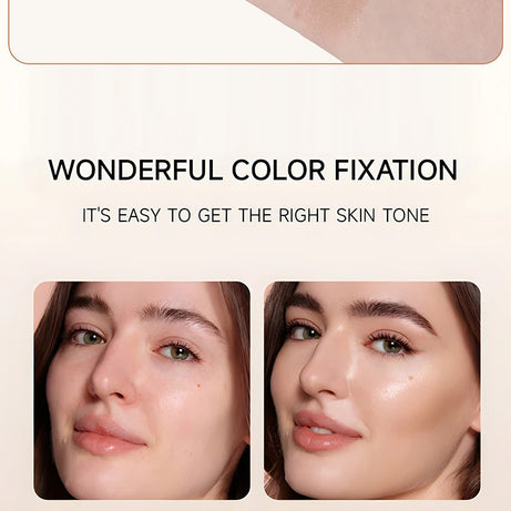 Fond de teint stick thermosensible O'CHEAL, couvrance du visage, imperfections et pores, double embout, fini mat.