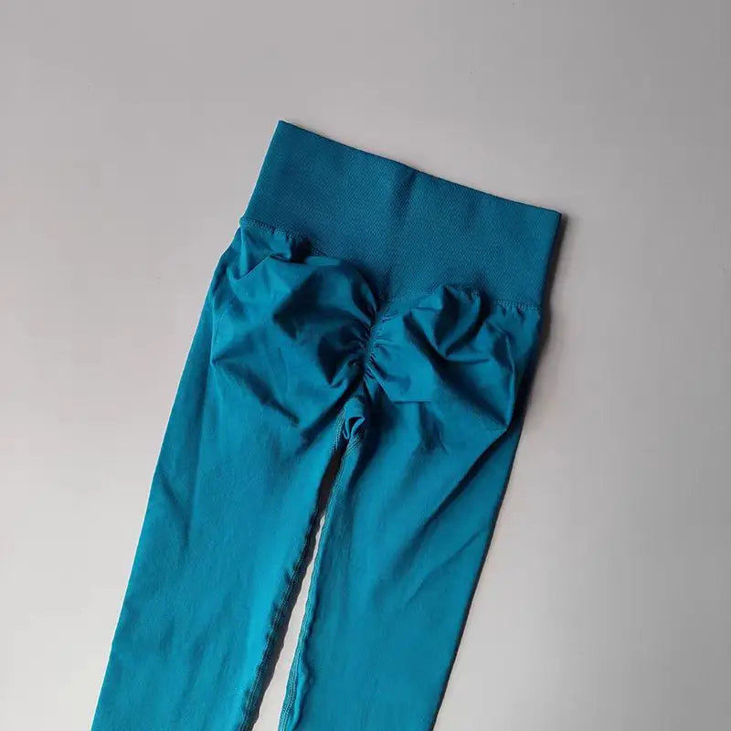 Leggings de yoga taille haute pour femme, sans coutures, effet push-up, pour le sport, le fitness et la course à pied, gainants et ultra-élastiques.