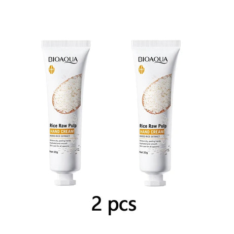 Crème pour les mains au riz, volumisante, rajeunissante, nourrissante, hydratante et rafraîchissante, non grasse, 30 g