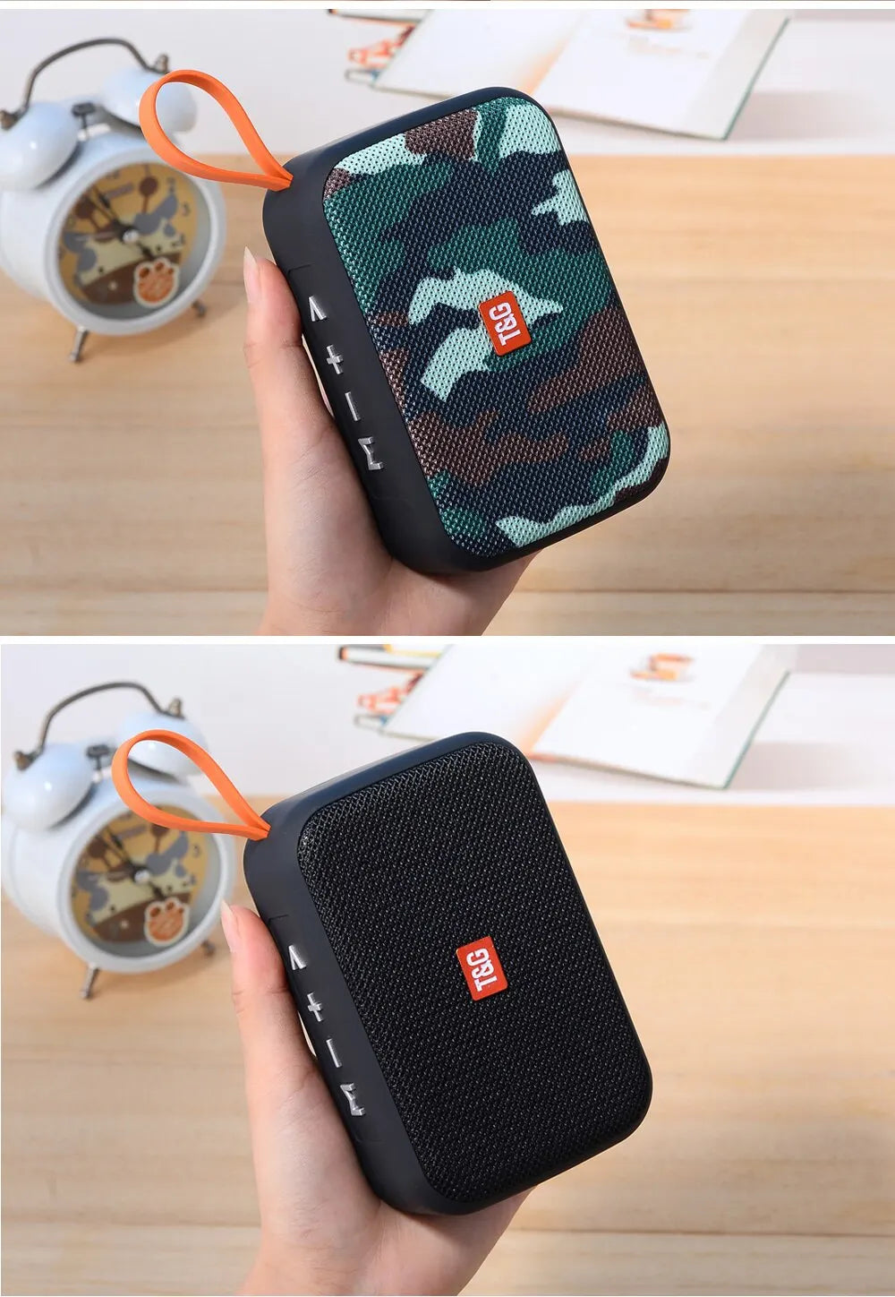Barre de son portable mini sans fil TG506 Bluetooth 5.0 pour intérieur et extérieur, haute fidélité, compatible carte TF, radio FM, étanche
